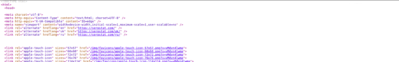 User profile Serpstat 