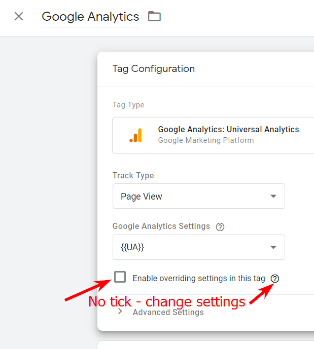 How to Track Phone Calls Using Special Software 16261788377411 Enable overriding settings for this tag in Google Universal Analytics